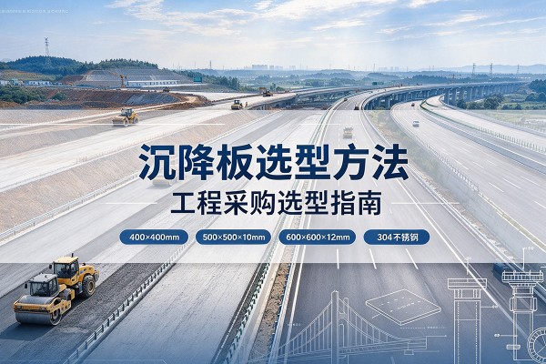 石泉沉降板选择方法