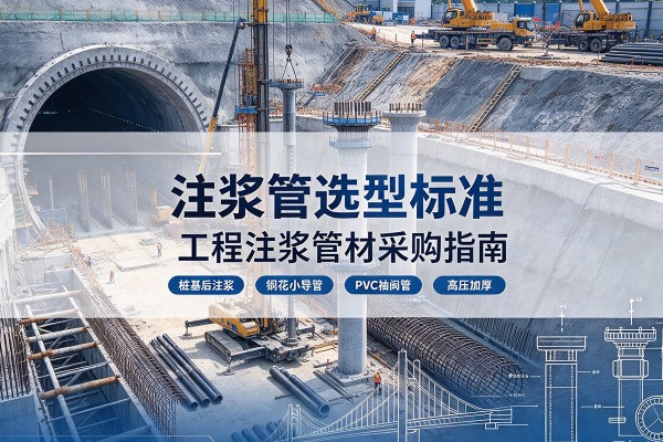 石泉注浆管选型标准