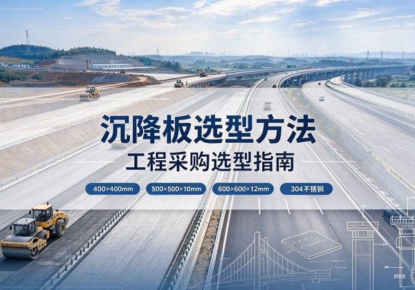 石泉沉降板选择方法